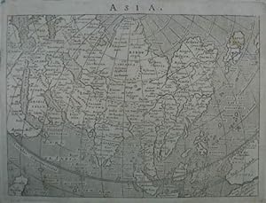 Asia. Kupferstich-Karte v. Giovanni Antonio Magini aus "Geographiae Universae". Venedig 1596, 14 ...