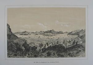 Der Hafen von Hongkong mit der Ansiedlung Victoria. Getönter Holzstich n. J. Varonne. Wien 1861, ...