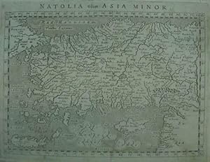 Natolia olim Asia minor. Kupferstich-Karte v. Giovanni Antonio Magini aus "Geographiae Universae"...