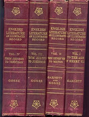 Imagen del vendedor de English Literature: An illustrated Record in Four Volumes. a la venta por CHARLES BOSSOM