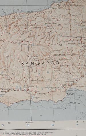 Kingscote, South Australia, SI 53-16 1:250000 Map Edition 1 Series R 502