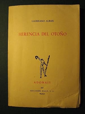 Imagen del vendedor de Herencia del Otoo. (Dedicado) a la venta por Carmichael Alonso Libros