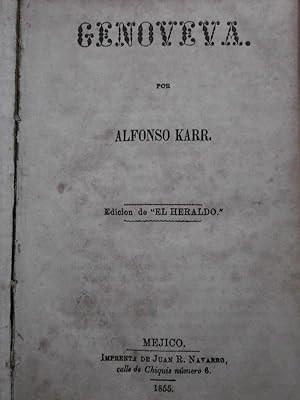 Bild des Verk�ufers f�r Genoveva. zum Verkauf von Carmichael Alonso Libros