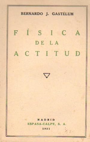 Bild des Verkufers fr FISICA DE LA ACTITUD zum Verkauf von Librera Raimundo