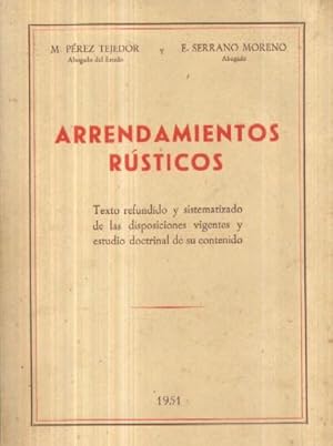 ARRENDAMIENTOS RUSTICOS