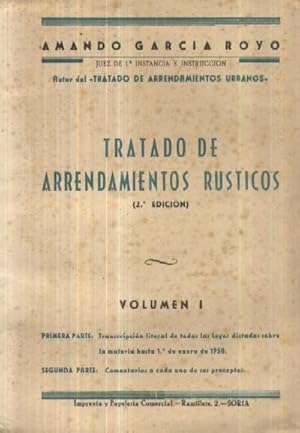 TRATADO DE ARRENDAMIENTOS RUSTICOS