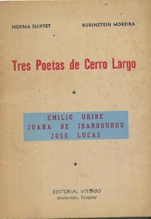 Seller image for TRES POETAS DE CERRO LARGO for sale by Librer�a Raimundo