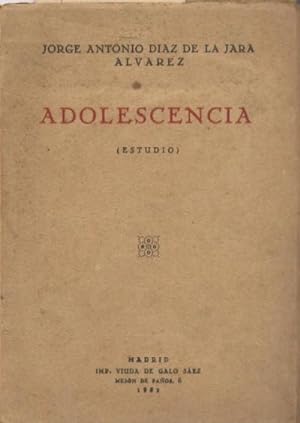 Bild des Verkufers fr ADOLESCENCIA zum Verkauf von Librera Raimundo