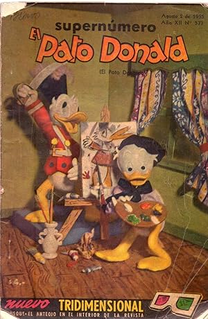 EL PATO DONALD. Supernúmero - No. 573 - Año XII, agosto de 1955