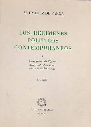 Imagen del vendedor de Los regmenes polticos contemporneos a la venta por Librera El Crabo