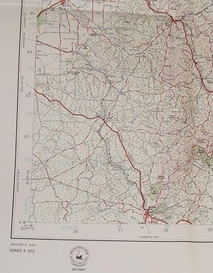 Collie, Western Australia, Map Sheet SI 50-6 Edition 2 Series R 502