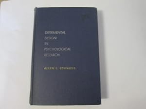 Seller image for Experimental Design in Psychological Research for sale by Goldstone Rare Books