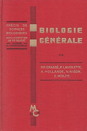 Bild des Verkufers fr Biologie Gnrale - prcis de sciences biologiques sous la direction de P.P. Grass zum Verkauf von Pare Yannick