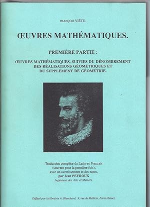 Oeuvres mathématiques. Première partie. Oeuvres mathématiques suivies du dénombrement, des réalis...