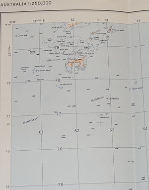 Cape Arid, Western Australia, 1:250000 Map Sheet SI 51-11, Edition 1-AAS, Series R 502
