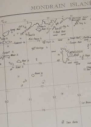 Mondrain Island 1:25000 Map Sheet SI 51-10 Edition 1-AAS (Provisional Edition) Series R 502