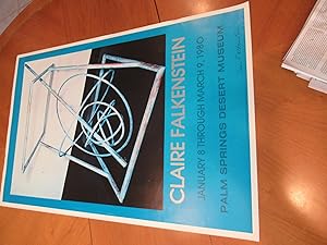 Original Exhibition Poster: Claire Falkenstein. January 8 Through March 9, 1980. Palm Springs Des...