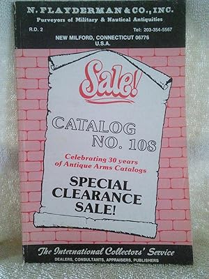 Image du vendeur pour N. Flayderman & Co. catalog No. 108 mis en vente par Prairie Creek Books LLC.