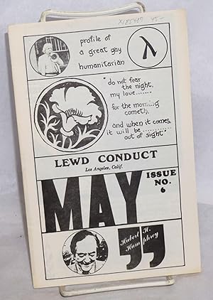 Lewd conduct: issue #6, May 1972