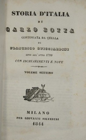 Storia d'Italia di Carlo Botta. Vol. VII