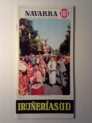 Imagen del vendedor de IRUERIAS (II). Navarra Temas De Cultura Popular N 161. a la venta por LIBRERIA CLIO