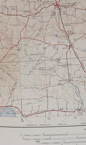 Mount Barker, Western Australia, 1:250000 Map Sheet SI 50-11, edition 1, Series R 502