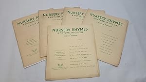 Nursery Rhymes, 8 Pictures in Colour, Series 1 - 5, [5 volumes]