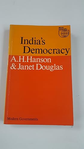 Seller image for INDIAS DEMOCRACY. for sale by Cambridge Rare Books