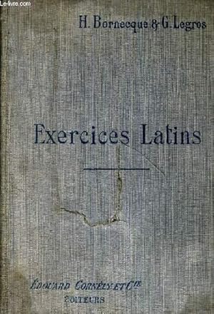 Seller image for EXERCICES LATINS - CLASSES DE SIXIEME CINQUIEME ET QUATRIEME (PROGRAMMES DU 31 MAI 1902) - ENSEIGNEMENT SECONDAIRE DES JEUNES FILLES. for sale by Le-Livre