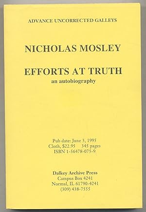 Seller image for Efforts at Truth: An Autobiography for sale by Between the Covers-Rare Books, Inc. ABAA