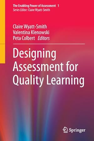 Bild des Verkufers fr Designing Assessment for Quality Learning zum Verkauf von AHA-BUCH GmbH