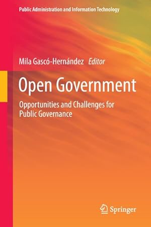 Imagen del vendedor de Open Government a la venta por BuchWeltWeit Ludwig Meier e.K.