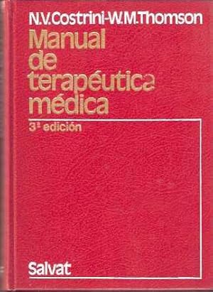 Seller image for Manual de teraputica mdica for sale by SOSTIENE PEREIRA