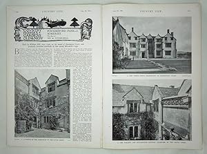 Original Issue of Country Life Magazine Dated August 4th 1934, with a Main Feature on Poundisford...