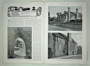 Original Issue of Country Life Magazine Dated November 3rd 1934, with a Main Feature on Swanborou...