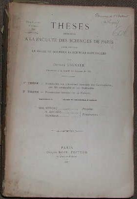 Imagen del vendedor de Recherches sur l'anatomie compare des calycanthes, des melastomaces et des myrtaces. Thse prsente  la Facult des Sciences de Paris. a la venta por alphabets