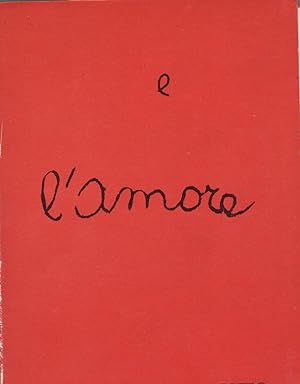 Bild des Verkufers fr Scanavino e l'amore. zum Verkauf von Libreria Giorgio Maffei