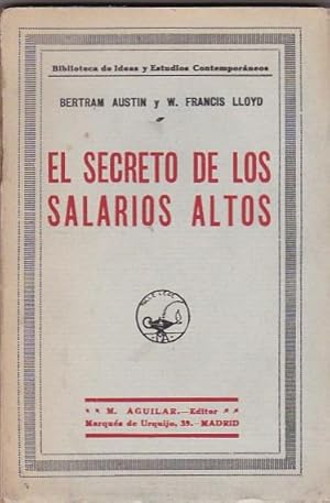 Seller image for El secreto de los salarios altos for sale by LIBRERA GULLIVER