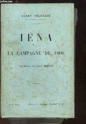 Image du vendeur pour Ina, et la Campagne de 1806 mis en vente par Le-Livre