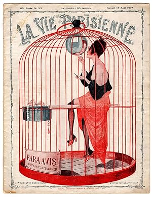 Seller image for La Vie Parisienne - Samedi 18 Aout 1917. Art Deco/Nouveau. Illustrations by Georges Leonnec, Ren Vincent, Vald'Es (Valvrane & D'Espagnat), Fabien Fabiano, Henri Guydo, others uncredited for sale by Singularity Rare & Fine