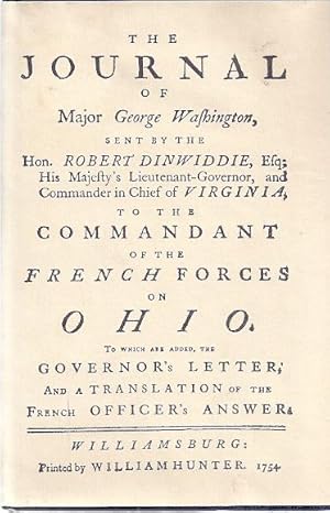 Immagine del venditore per THE JOURNAL OF MAJOR GEORGE WASHINGTON venduto da Columbia Books, ABAA/ILAB, MWABA