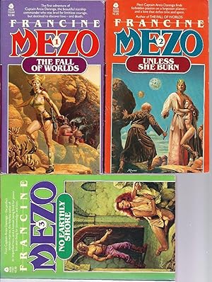 Seller image for FALL OF WORLDS / AREIA DARENGA" SERIES: The Fall of Worlds (# 1) / Unless She Burn (# 2) / No Earthly Shore (# 3) for sale by John McCormick