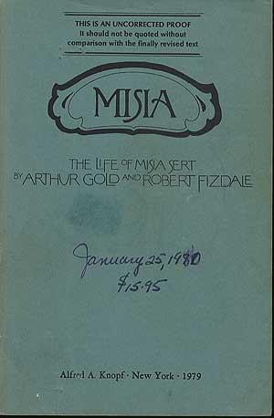 Bild des Verkufers fr Misia: The Life of Misia Sert zum Verkauf von Between the Covers-Rare Books, Inc. ABAA