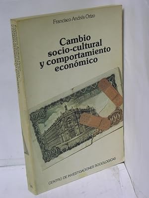 Seller image for CAMBIO SOCIO - CULTURAL Y COMPORTAMIENTO ECONOMICO for sale by LIBRERIA  SANZ
