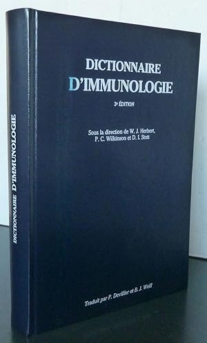 Bild des Verkufers fr Dictionnaire d'immunologie traduit de Dictionary of immunology 3me dition zum Verkauf von Librairie Thot