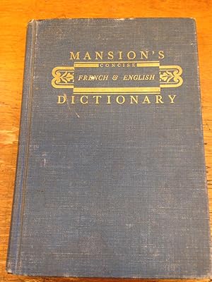 Seller image for Mansion's Concise French & English Dictionary for sale by Star Cat Books