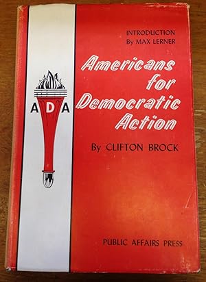Seller image for Americans for Democratic Action for sale by Star Cat Books