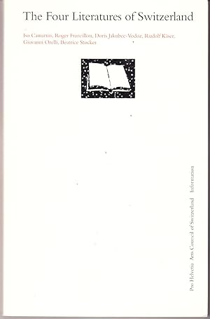 Seller image for The Four Literatures of Switzerland for sale by John Thompson