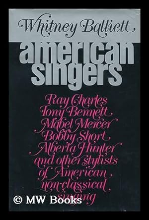 Seller image for American Singers for sale by MW Books