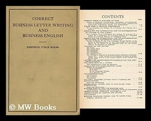 Seller image for Correct Business Letter Writing and Business English for sale by MW Books Ltd.